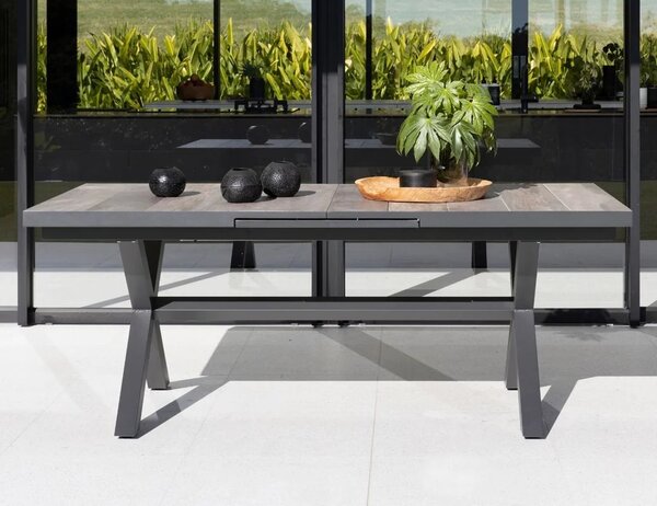 Ratanea Hliníkový rozkladací stôl LUKA s keramickými doskami