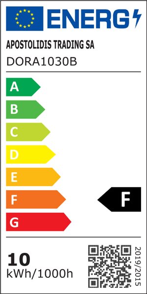 ACA Lighting LED prisadené svietidlo DORA 10W/230V/3000K/900Lm/110°/IP65/IK08, oválne čierne