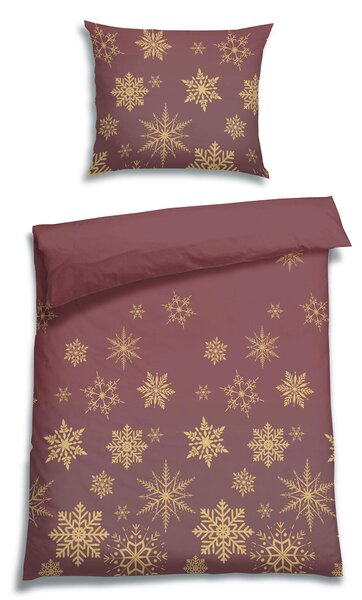POSTEĽNÁ BIELIZEŇ, flanel, červená, 140/200 cm Florella - Obliečky & plachty