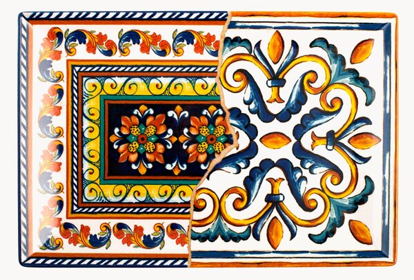 Servírovacie podnosy Positano, 4 ks