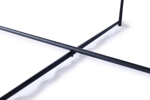 KONFERENČNÝ STOLÍK, antracitová, kov, 83/83/40 cm Xora - Stolíky do obývačky, Online Only