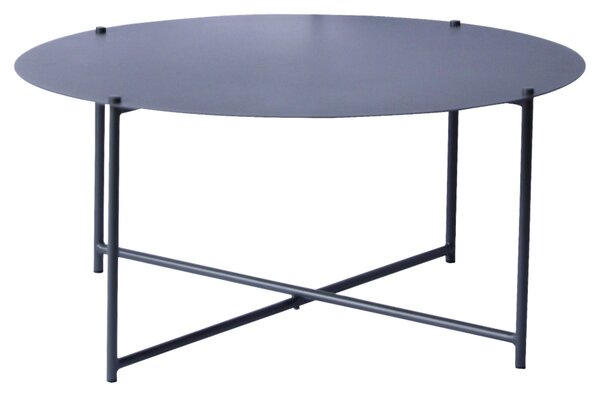 KONFERENČNÝ STOLÍK, antracitová, kov, 83/83/40 cm Xora - Stolíky do obývačky, Online Only