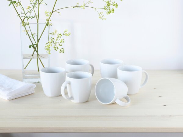 SADA HRNČEKOV NA KÁVU porcelán keramika 6-dielne Creatable - Jedálenské sety, Online Only