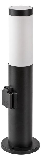Rabalux BLACK TORCH záhradný stĺpik 77194, 1x zásuvka AC-230V