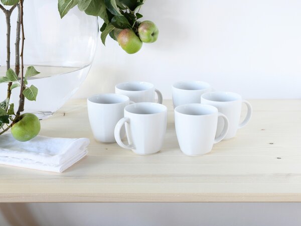 SADA HRNČEKOV NA KÁVU porcelán keramika 6-dielne Creatable - Jedálenské sety, Online Only