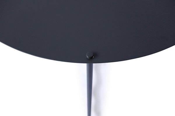 KONFERENČNÝ STOLÍK, antracitová, kov, 83/83/40 cm Xora - Stolíky do obývačky, Online Only