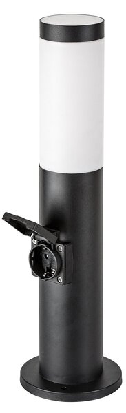 Rabalux BLACK TORCH záhradný stĺpik 77194, 1x zásuvka AC-230V