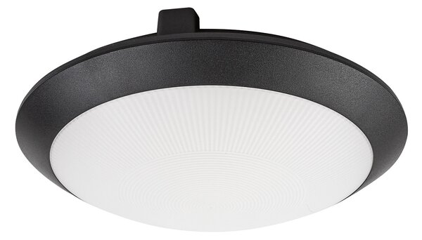 Rabalux WELRO vonkajšie stropné svietidlo 1xE27/9W/230V/IP65 pr. 30 cm čierna farba