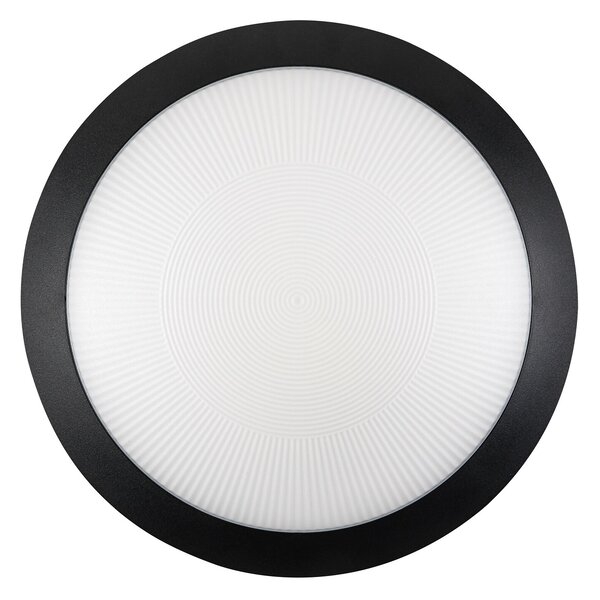 Rabalux WELRO vonkajšie stropné svietidlo 1xE27/9W/230V/IP65 pr. 30 cm čierna farba