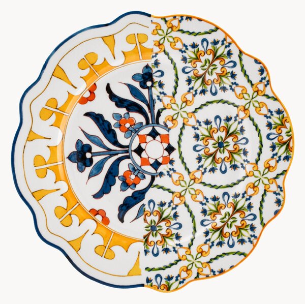 Raňajkové taniere z nového kostného porcelánu Faenza, 6 ks