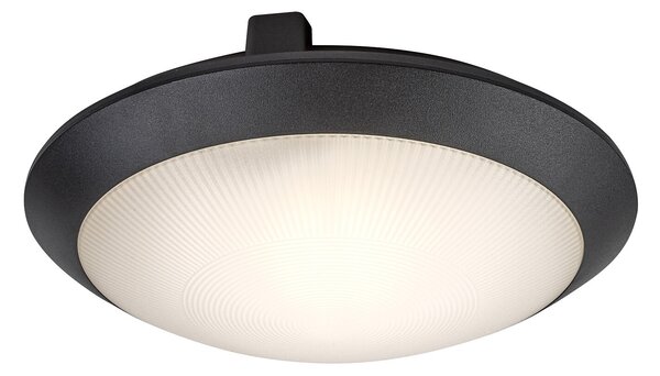 Rabalux WELRO vonkajšie stropné svietidlo 1xE27/9W/230V/IP65 pr. 30 cm čierna farba
