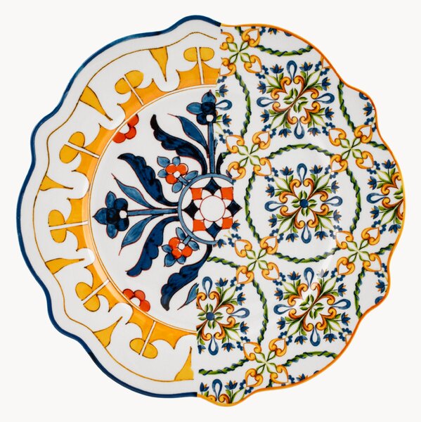 Hlboké taniere z nového kostného porcelánu Faenza, 6 ks