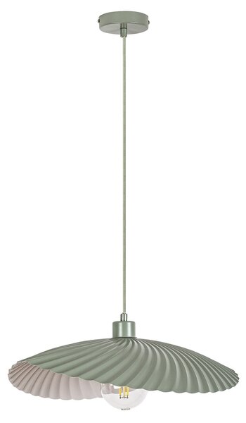 Rabalux BRIDGET závesný luster, zelená farba, priemer 47 cm