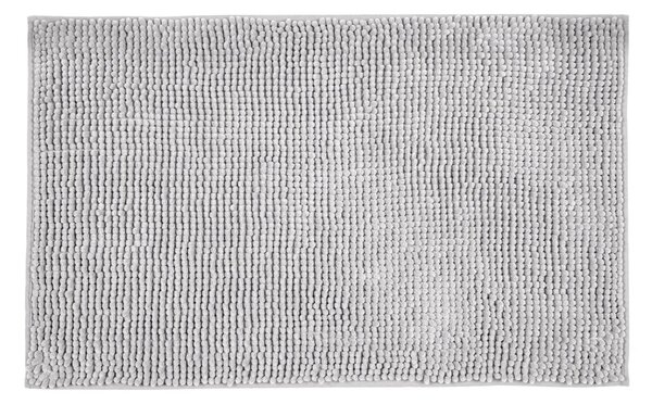 Svetlosivá textilná kúpeľňová predložka 50x80 cm Chenille - Allstar