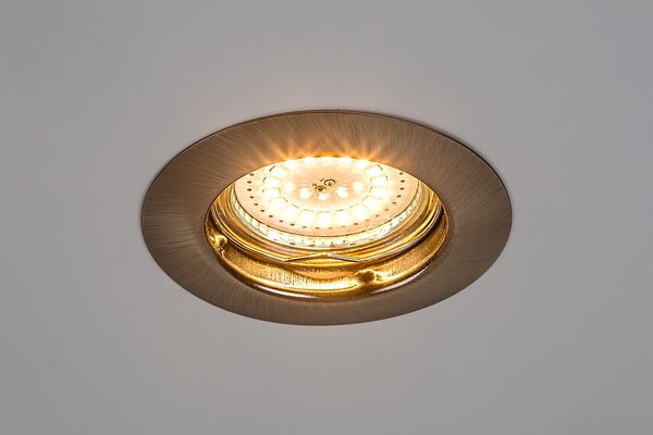 Rabalux LED zápustné bodové svietidlo Lite 3x3W | 720lm | 3000K | IP40 - set 3 svietidiel, bronz