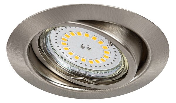 Rabalux LED zápustné bodové svietidlo Lite 3x3W | 240lm | 3000K - set 3 ks, saténový chróm, 1166