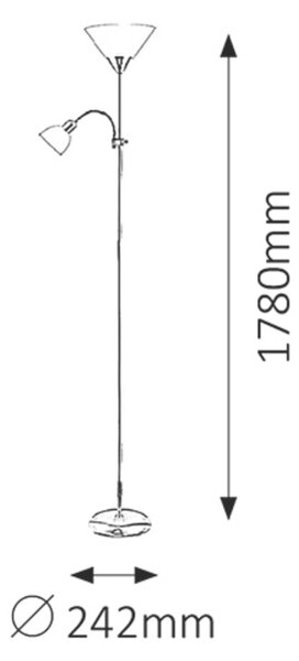 Rabalux ACTION stojaca lampa 4064
