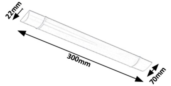Rabalux LED svietidlo pod kuchynskú linku Batten Light 10W | 800lm | 4000K | IP20 | 30cm