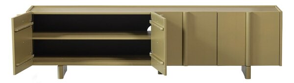 Khaki TV stolík z borovicového dreva 200x53x46 cm Basu – WOOOD