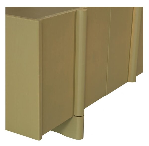 Khaki TV stolík z borovicového dreva 200x53x46 cm Basu – WOOOD