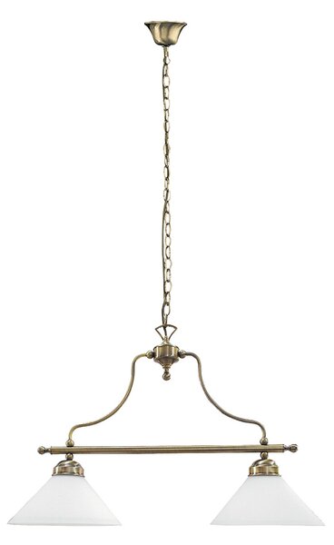 Rabalux Závesný luster Marian 2x60W/E27/230V/IP20 - bronz