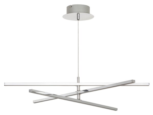 Rabalux LED závesné stropné svietidlo Meredith 1x18W | 1500lm | 4000K - chróm