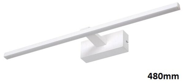 Rabalux LED nástenné svietidlo Albina 8W | 450lm | 4000K | IP23 | 46cm | matná biela