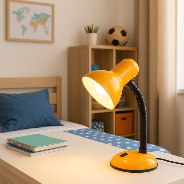 Rabalux DYLAN stolná lampa 40W | E27 | IP20 - oranžová