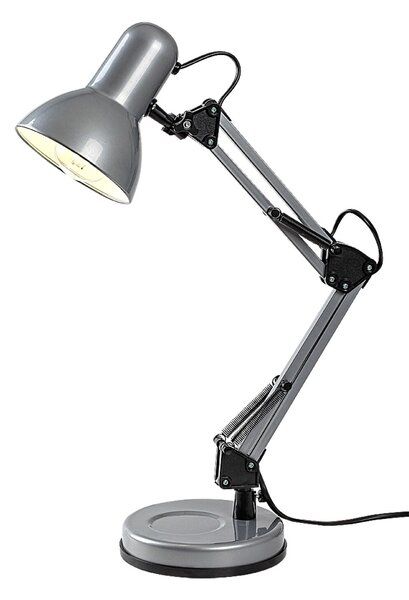 Rabalux SAMSON stolná lampa 60W | E27 | IP20 - strieborná