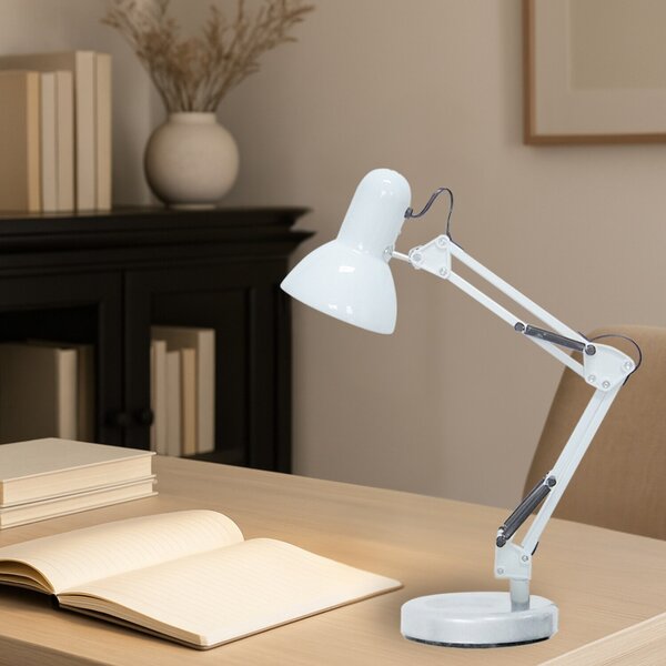 Rabalux SAMSON stolná lampa 60W | E27 | IP20 - biela