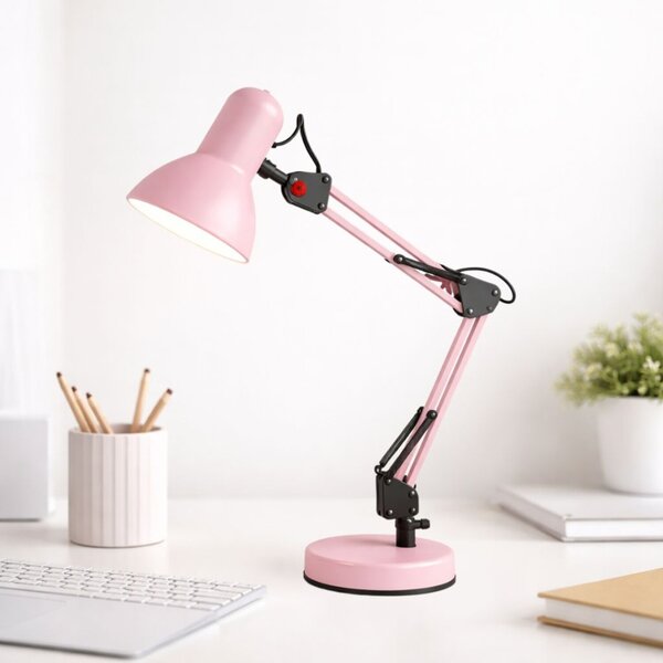 Rabalux SAMSON stolná lampa 60W | E27 | IP20 - ružová