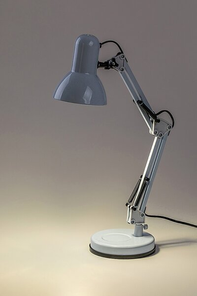 Rabalux SAMSON stolná lampa 60W | E27 | IP20 - biela