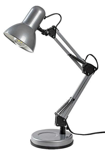 Rabalux SAMSON stolná lampa 60W | E27 | IP20 - strieborná