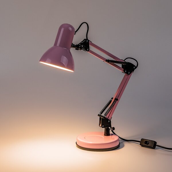 Rabalux SAMSON stolná lampa 60W | E27 | IP20 - ružová