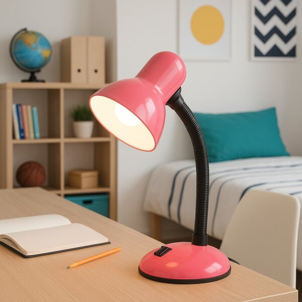 Rabalux DYLAN stolná lampa 40W | E27 | IP20 - ružová