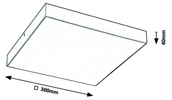 Rabalux LED vonkajšie stropné svietidlo TARTU 24W | 2500lm | 2800-6000K CCT | IP44 - čierna