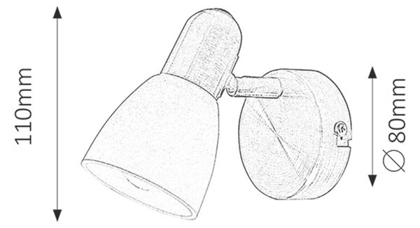 Rabalux SOMA bodové svietidlo 6306