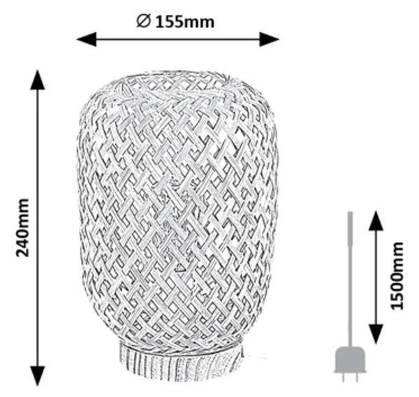 Rabalux ALINAFE stolná lampa 74016