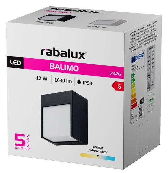 Rabalux BALIMO LED vonkajšie nástenné svietidlo 7476