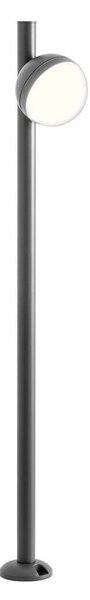 REDO 90557 MAGNUS vonkajšie stojanové svietidlo/stĺpik LED V1030mm 12W 1390/882lm 3000K IP54 tmavošedá