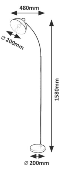 Rabalux DARON stojacia lampa 5241