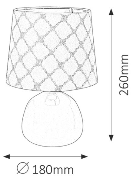 Rabalux ELLIE stolná lampa 4380