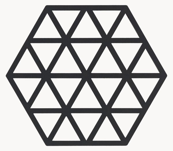 Silikónové podložky pod poháre Triangles, 6 ks