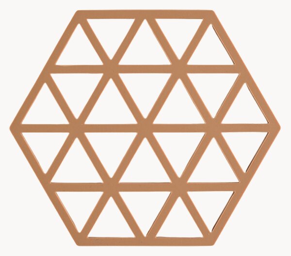 Silikónové podložky pod poháre Triangles, 6 ks