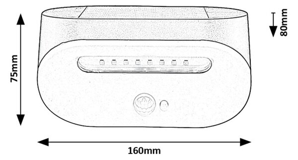 Rabalux BREZNO LED solárna lampa 77006