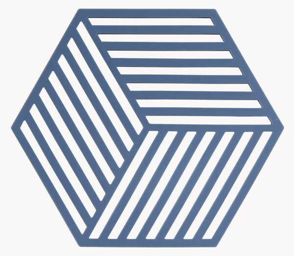 Silikónové podložky pod poháre Hexagon, 6 ks