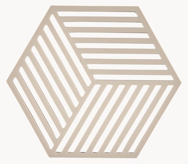 Silikónové podložky pod poháre Hexagon, 12 ks