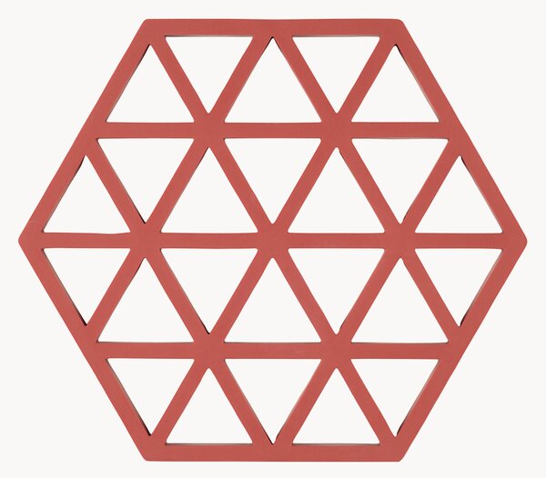 Silikónové podložky pod poháre Triangles, 6 ks