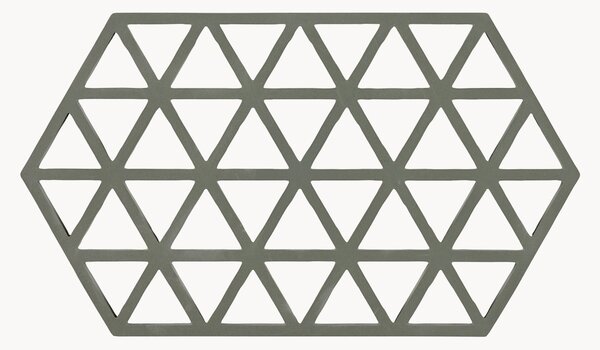 Veľké silikónové podložky pod poháre Triangles, 6 ks