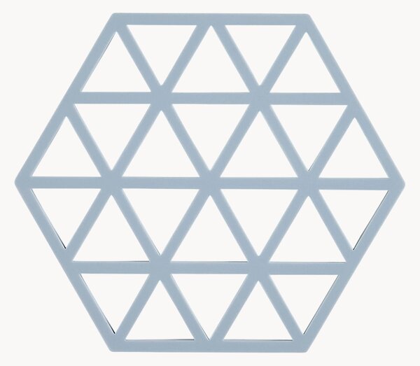 Silikónové podložky pod poháre Triangles, 6 ks